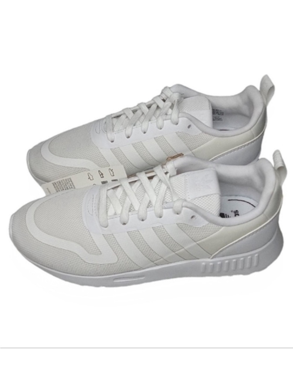 adidas Originals Multix C White Sneakers Shoes Kids Size 3 Q47137 NWT